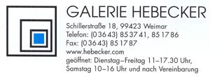 GALERIE HEBECKER